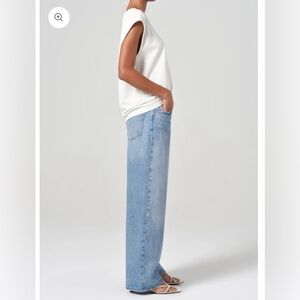 Agolde Low Rise Baggy in Spark